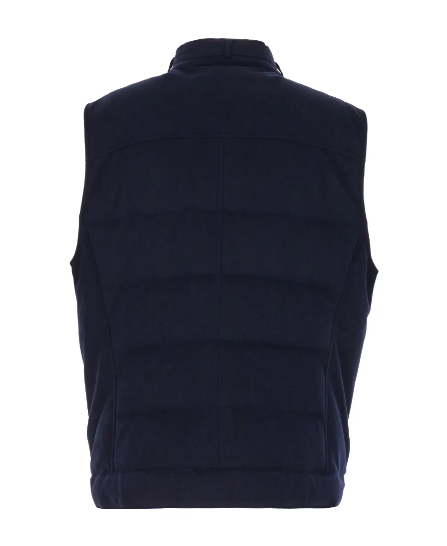 Straight Hem Padded Gilet