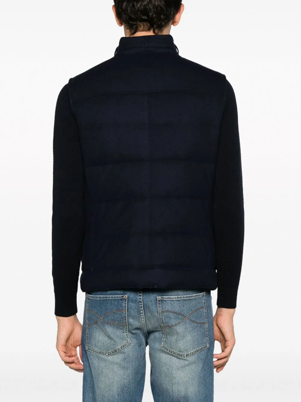 Straight Hem Padded Gilet