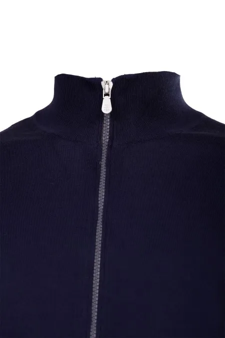 Long Sleeved Zip-Up Cardigan