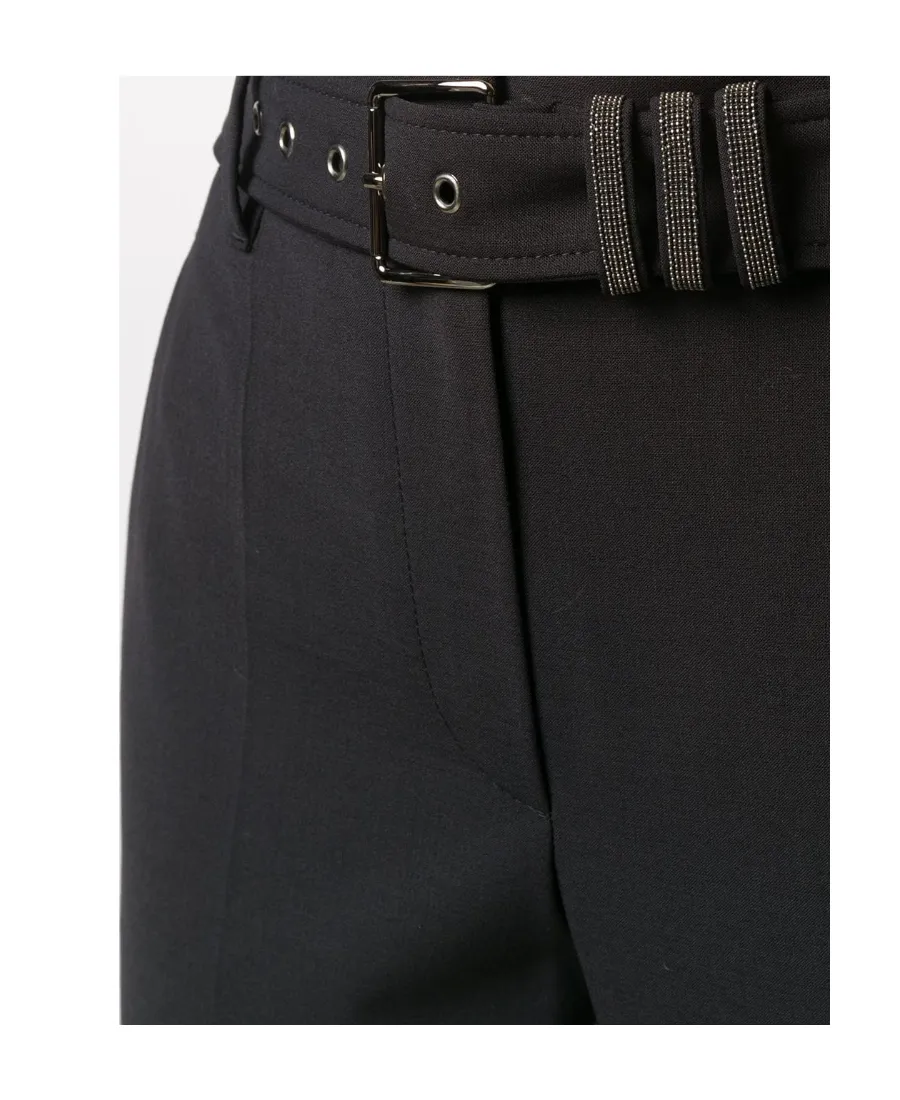 Belted Tailored Trousers