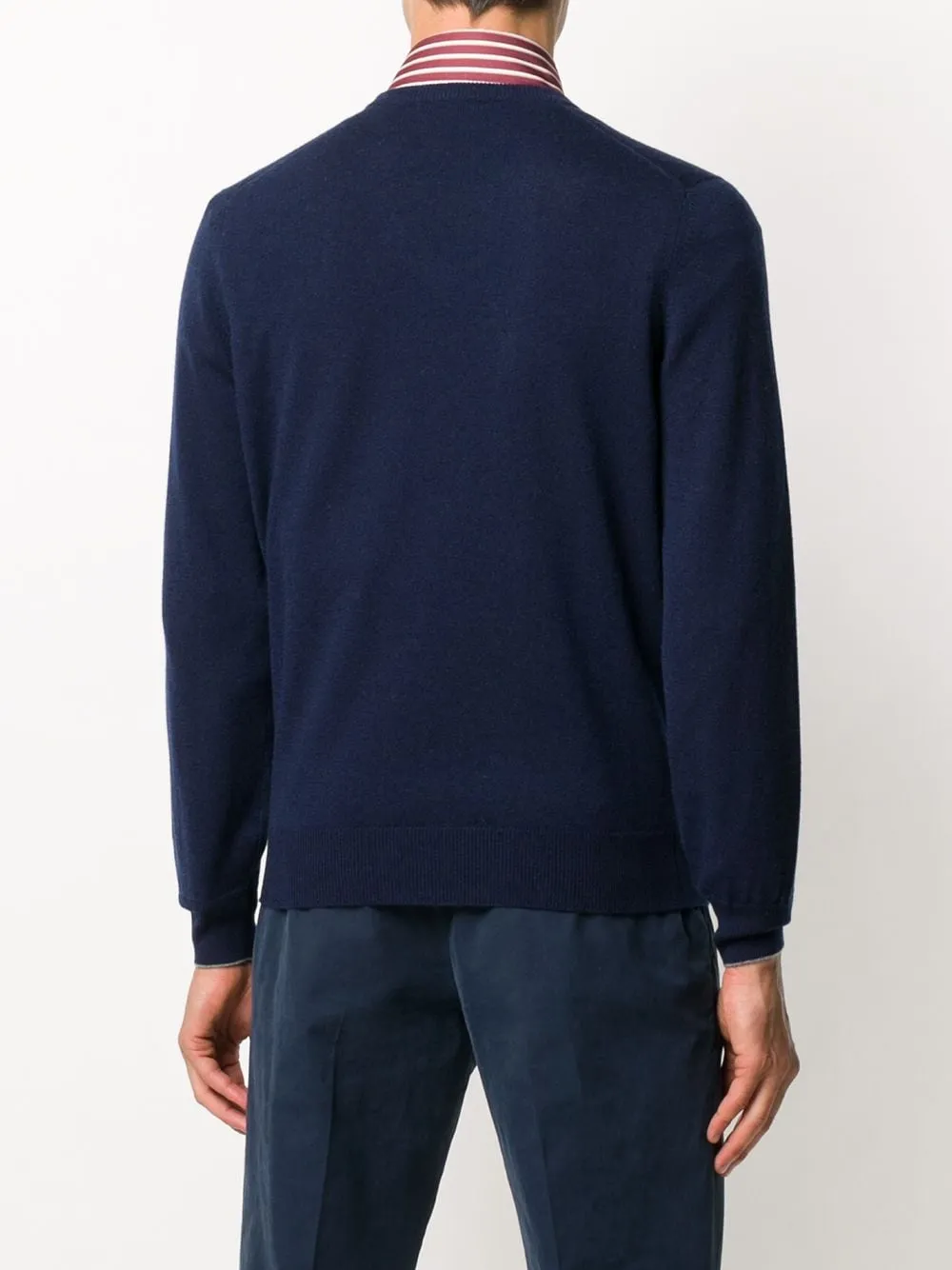 Plain V-Neck Jumper