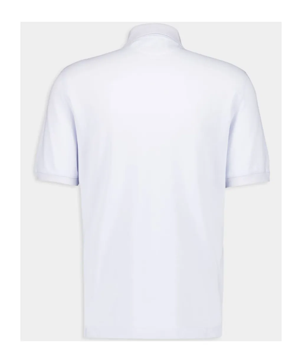 Short-Sleeved Straight-Hem Polo Shirt