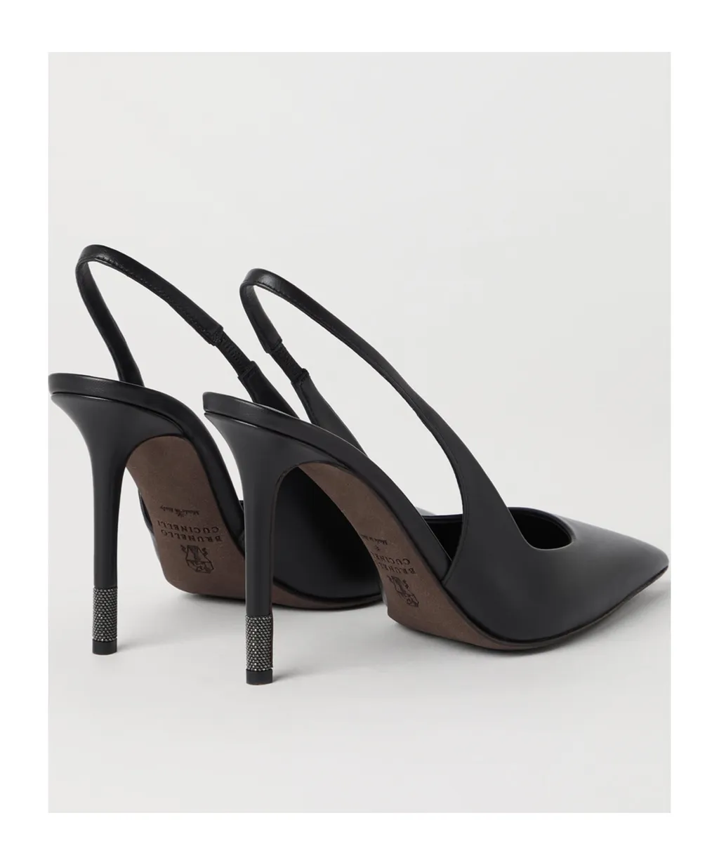 Monili Detail Slingbacks