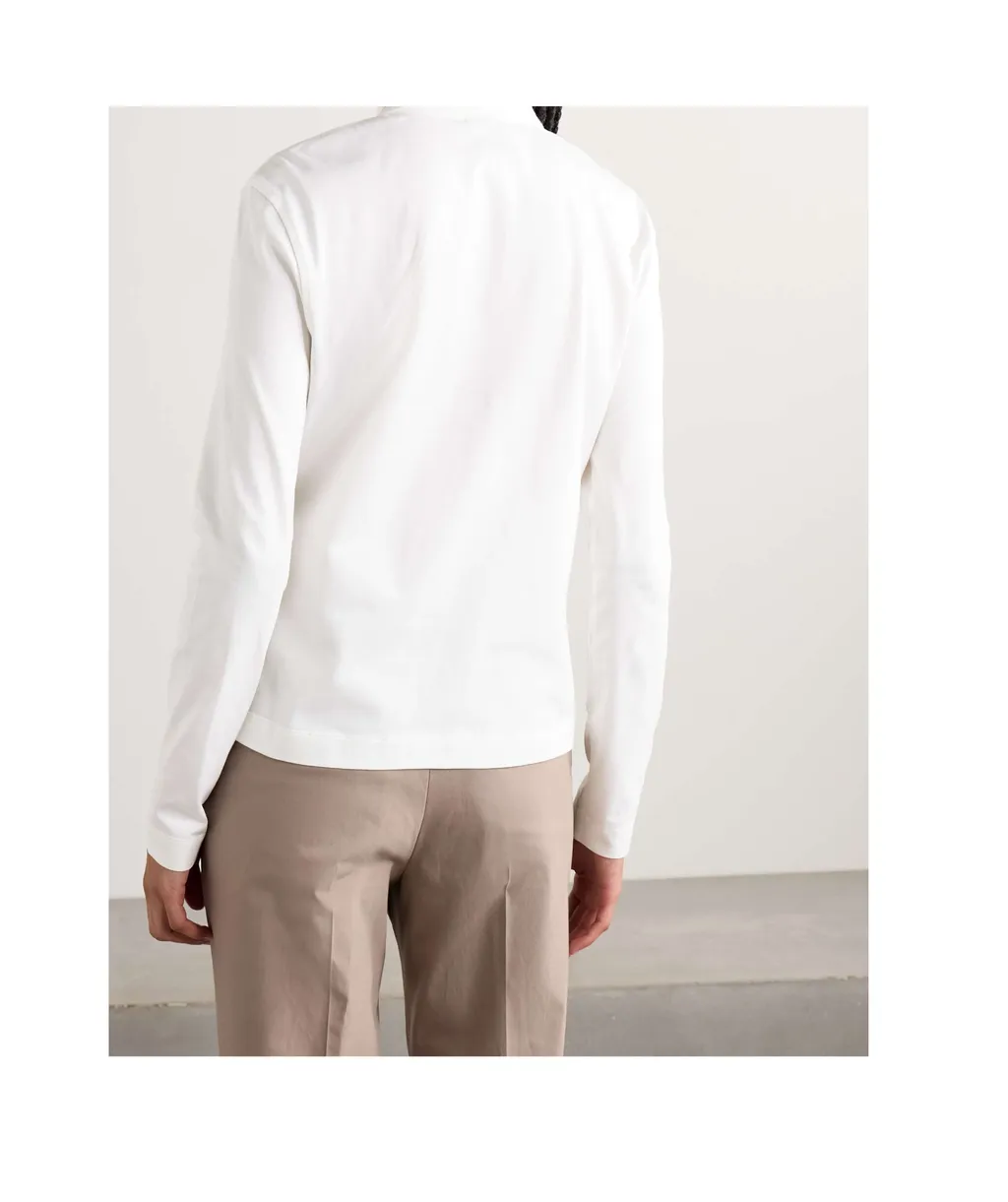 Long-Sleeved Polo Shirt