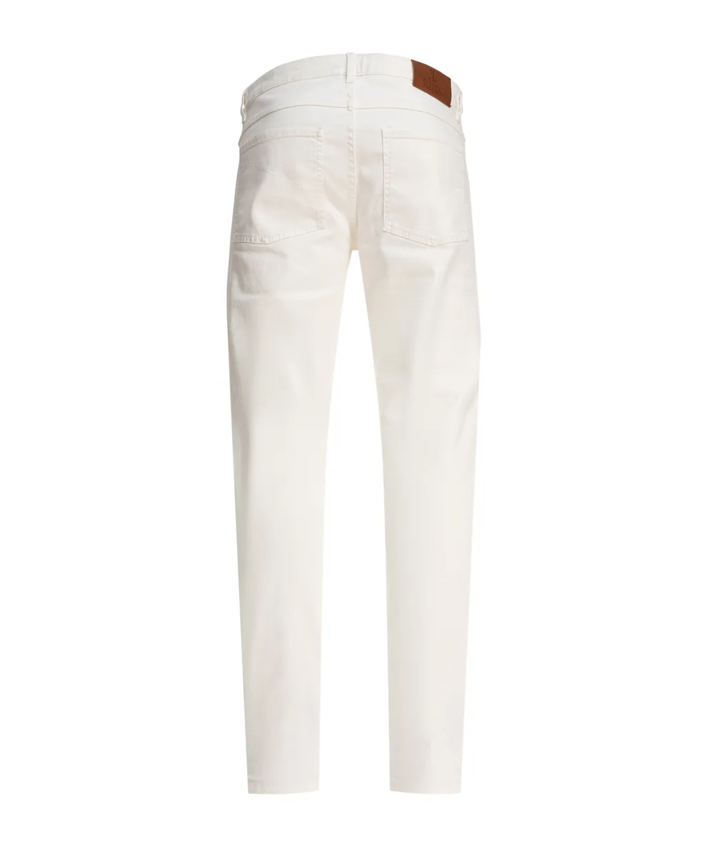 Logo Embroidered Straight-Leg Jeans