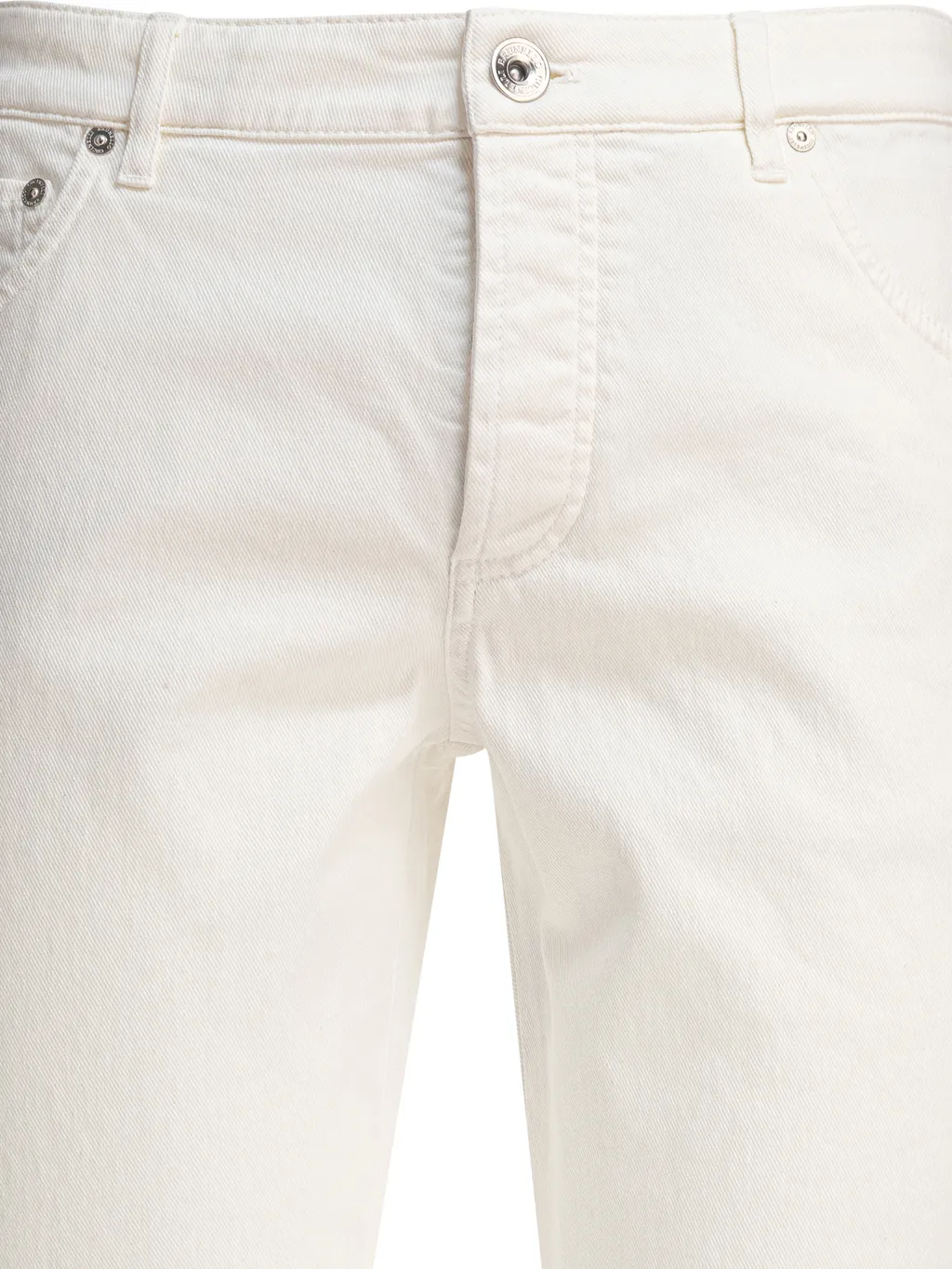 Logo Embroidered Straight-Leg Jeans