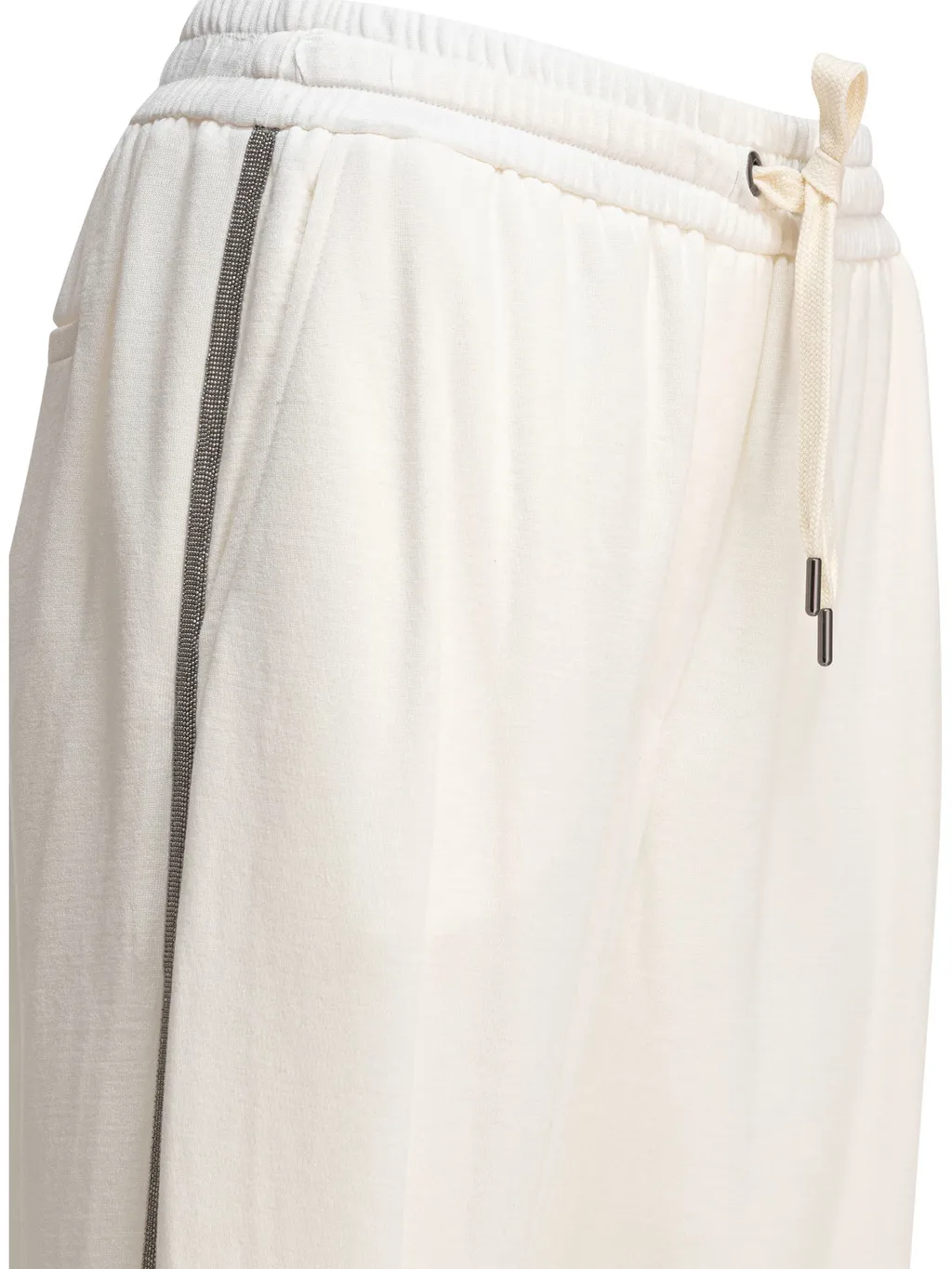 Drawstring Waistband Relaxed-Fit Pants