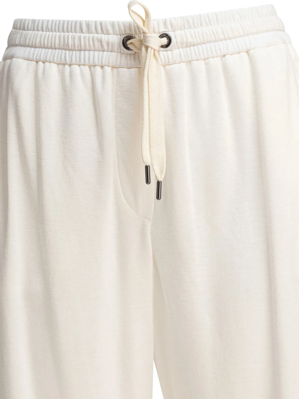 Drawstring Waistband Relaxed-Fit Pants
