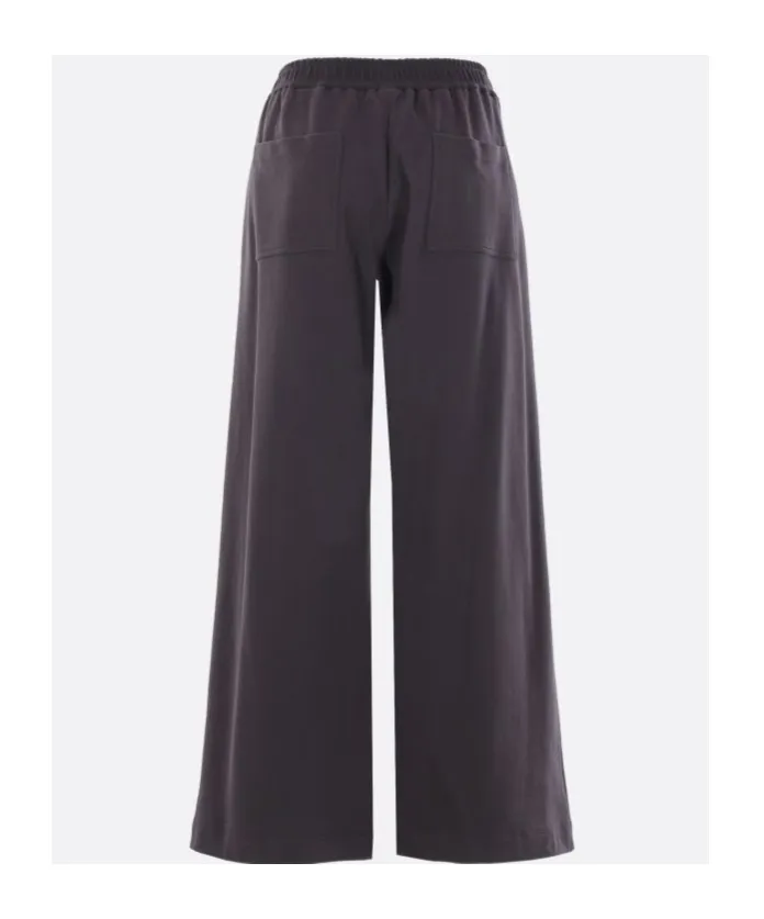 Drawstring Wide-Leg Trousers