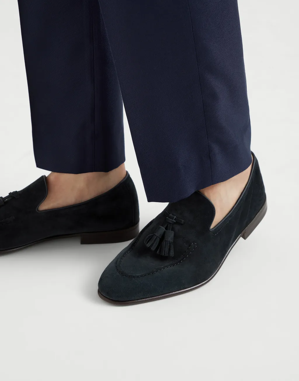 Suede Loafers