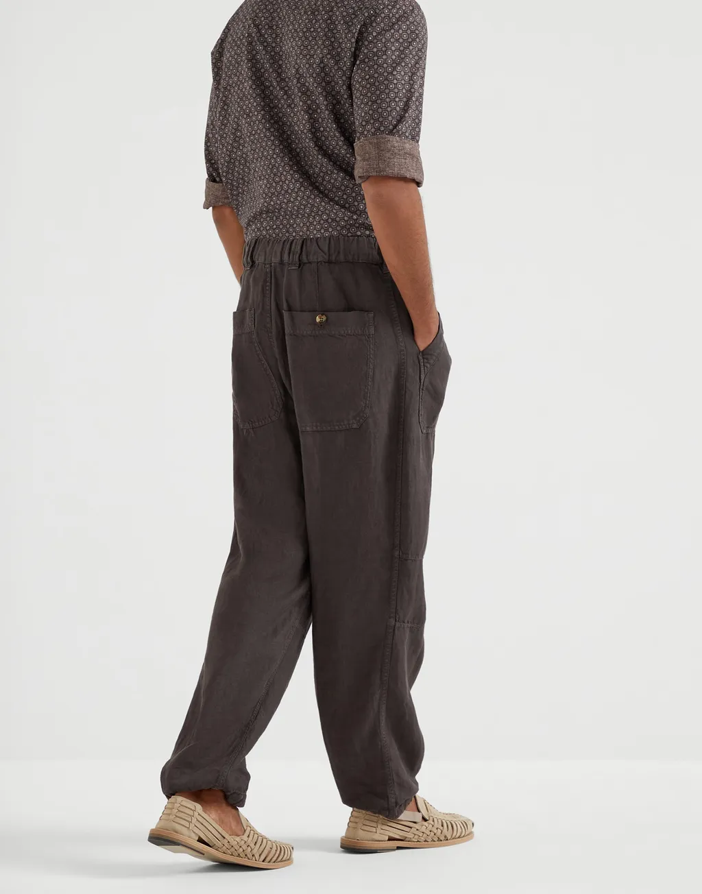 Dyed Straight Leg Trousers