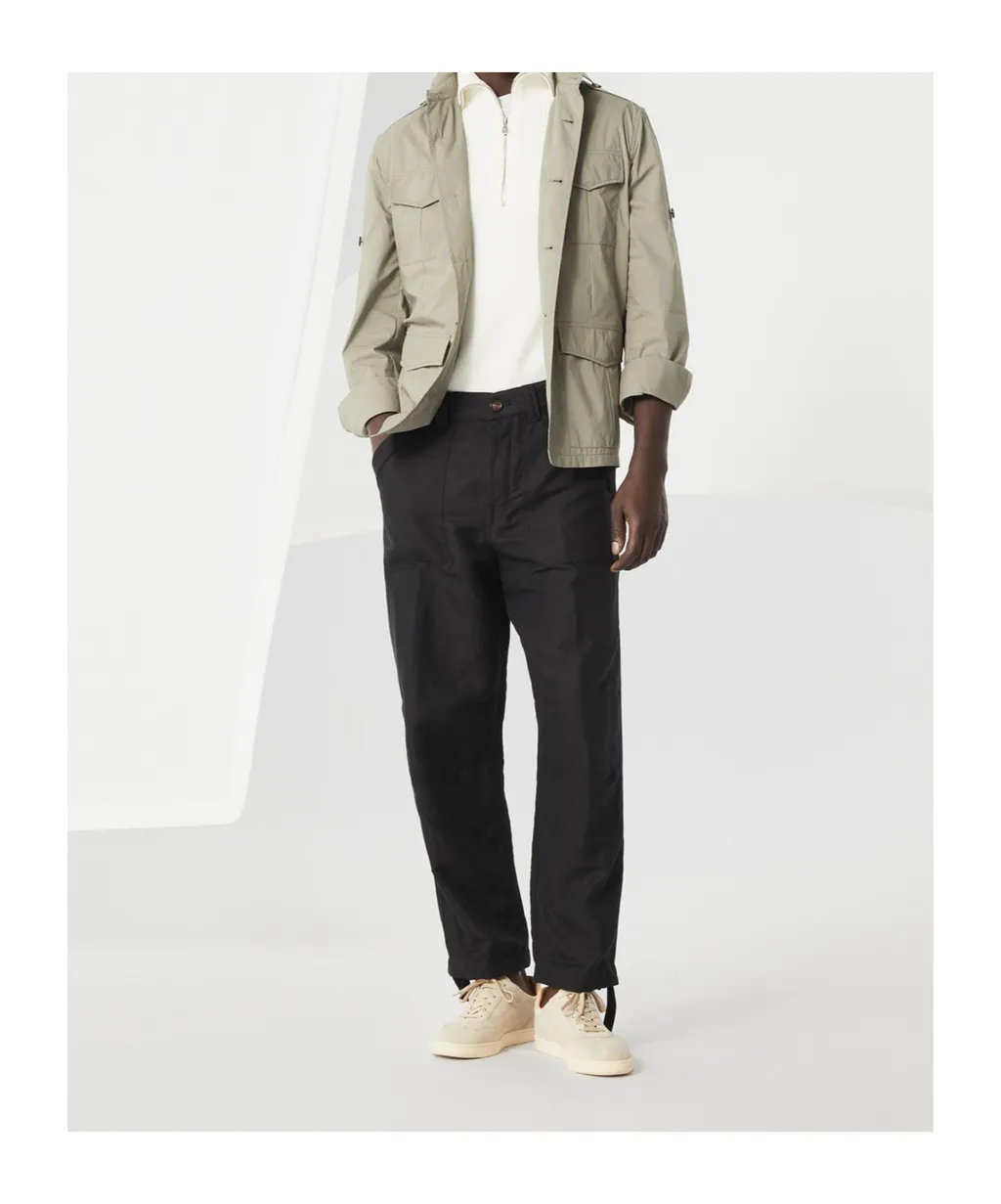 Multi-Pocket Buttoned Jacket