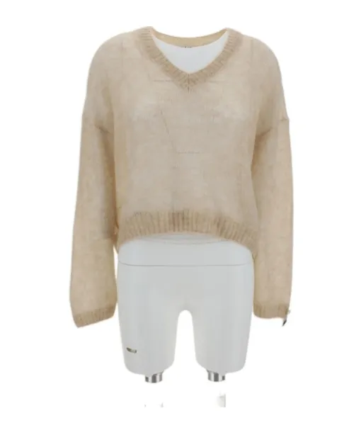 V-Neck Knitted Jumper