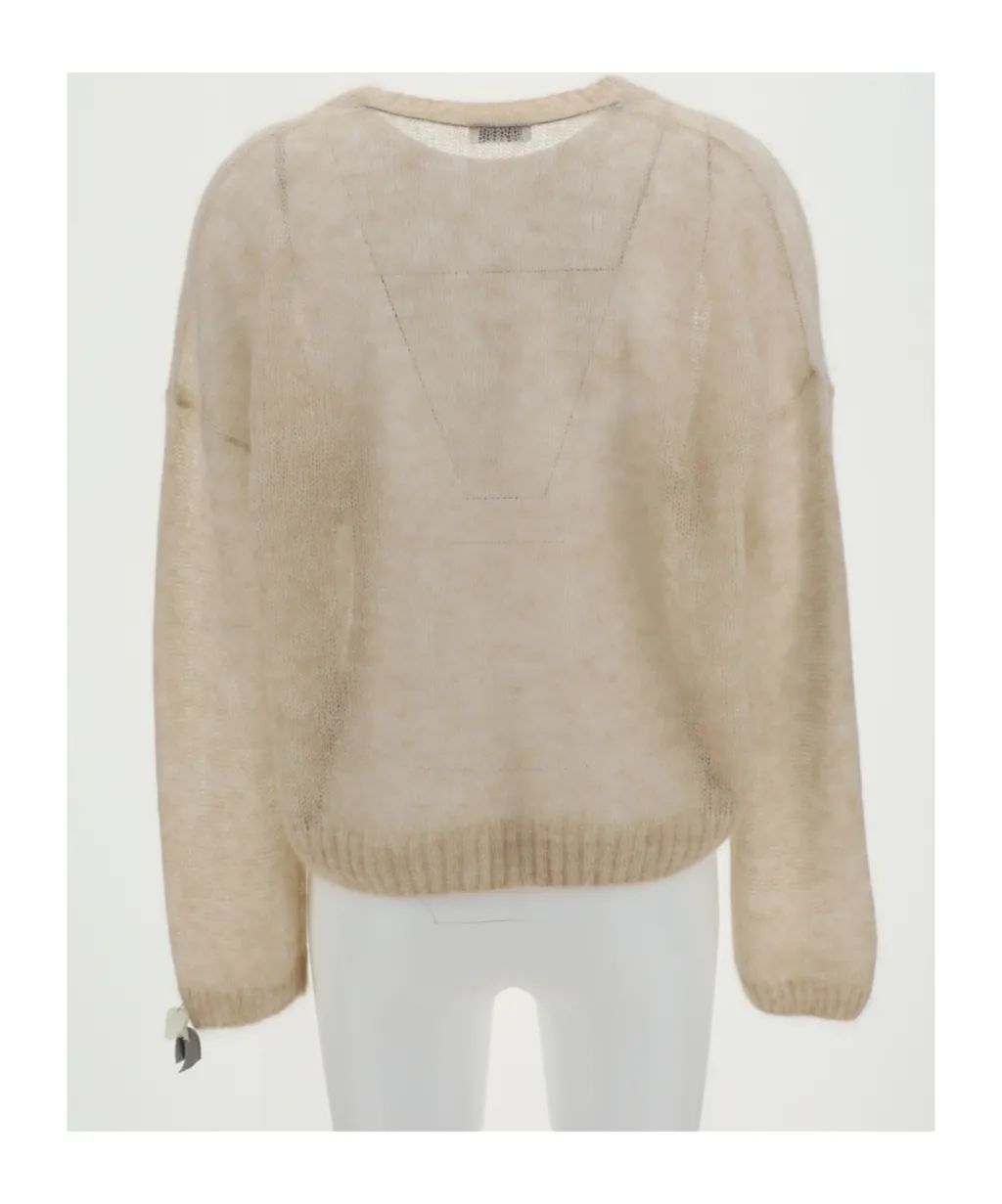 V-Neck Knitted Jumper