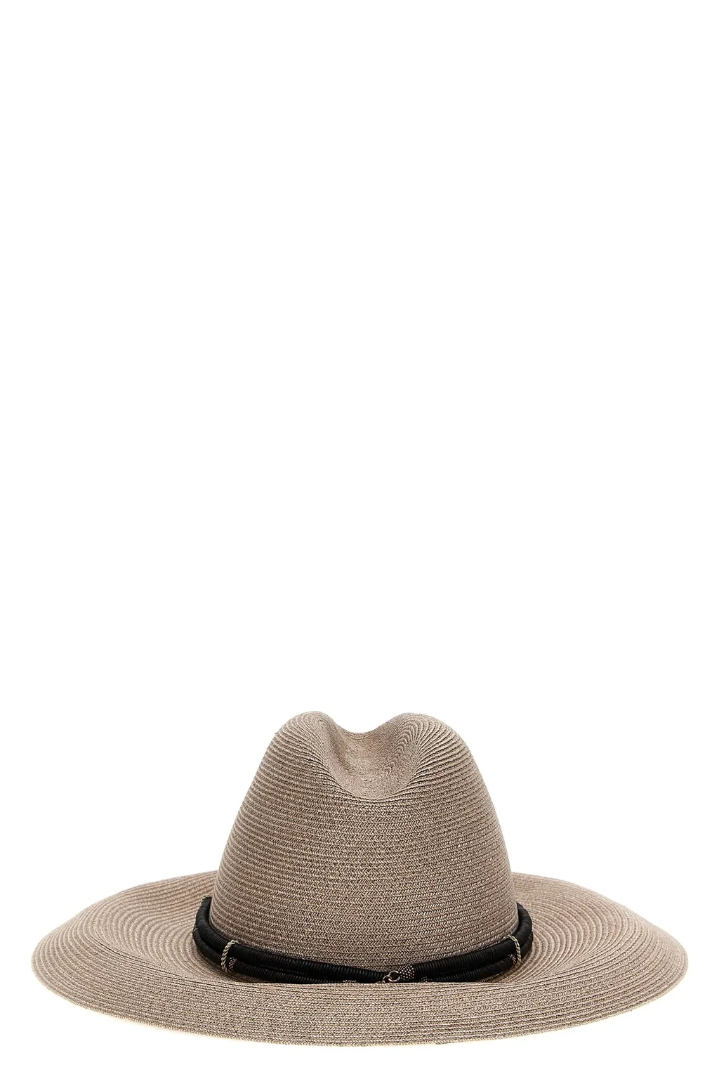 Embellished Wide-Brim Fedora