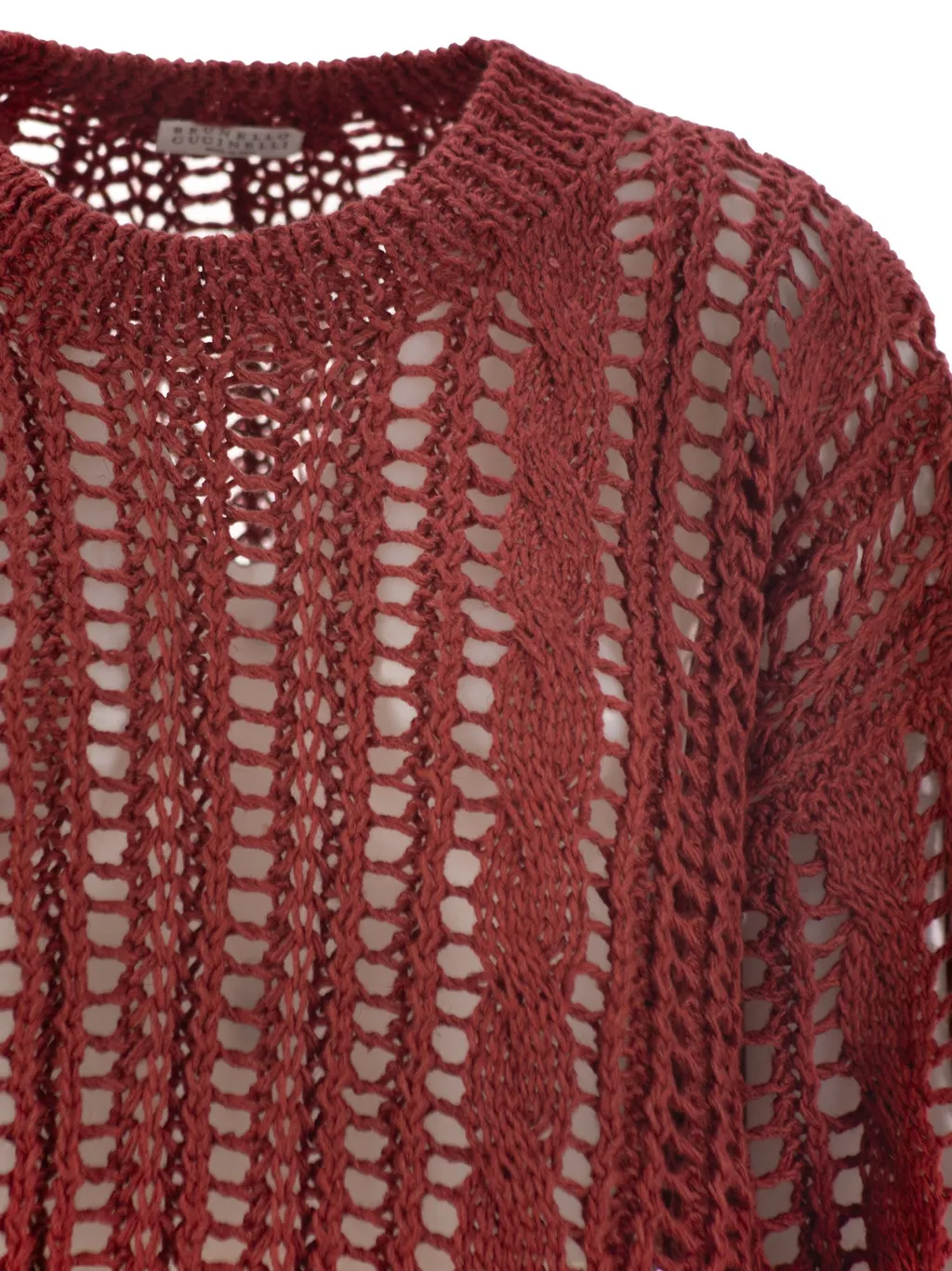 Crewneck Open Knit Jumper