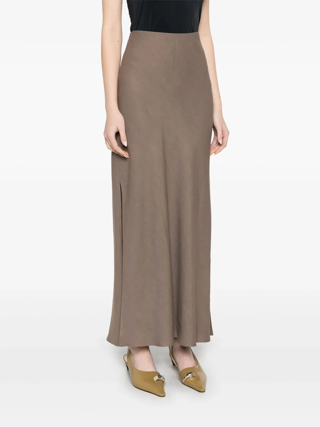 Side-Slits Maxi Skirt