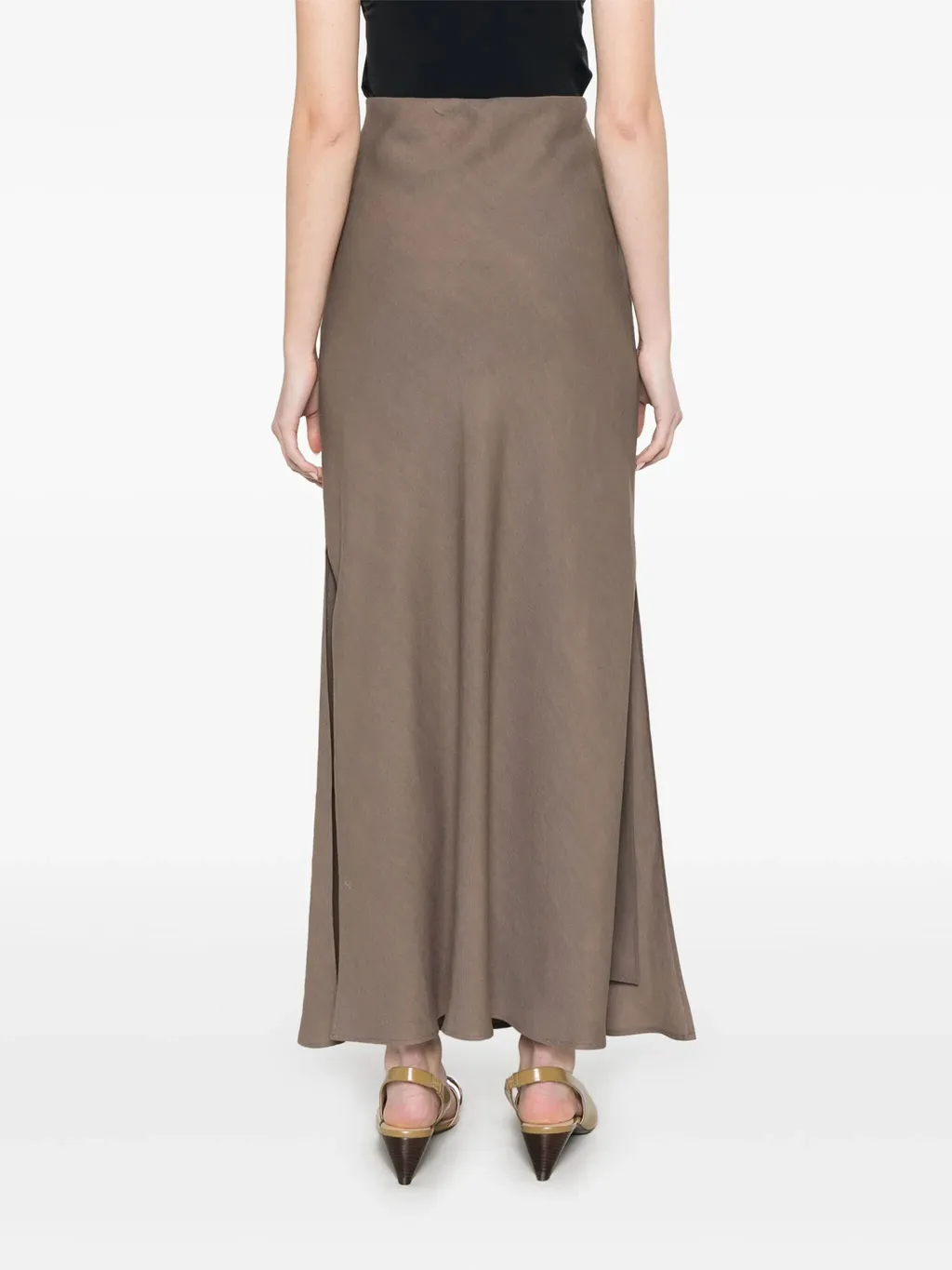 Side-Slits Maxi Skirt