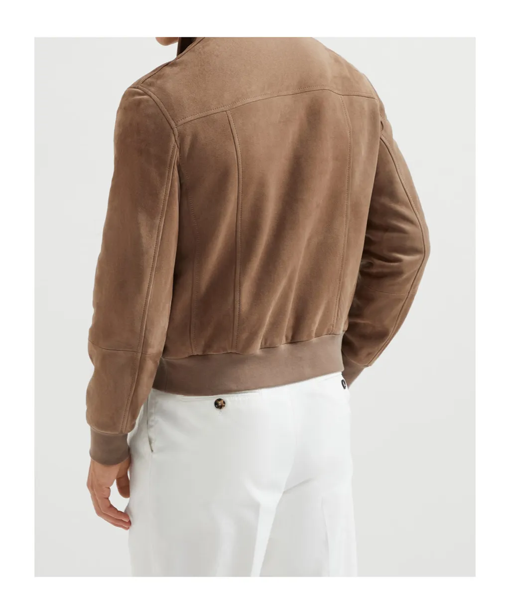 Long-Sleeved Aviator Jacket
