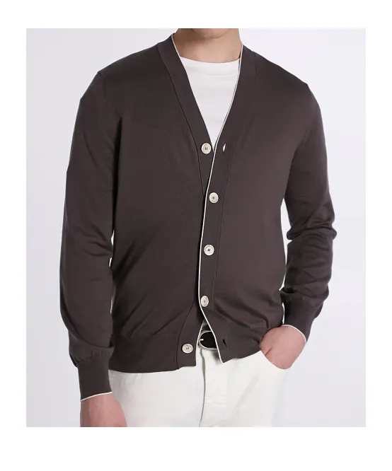 V-Neck Long-Sleeved Sweater