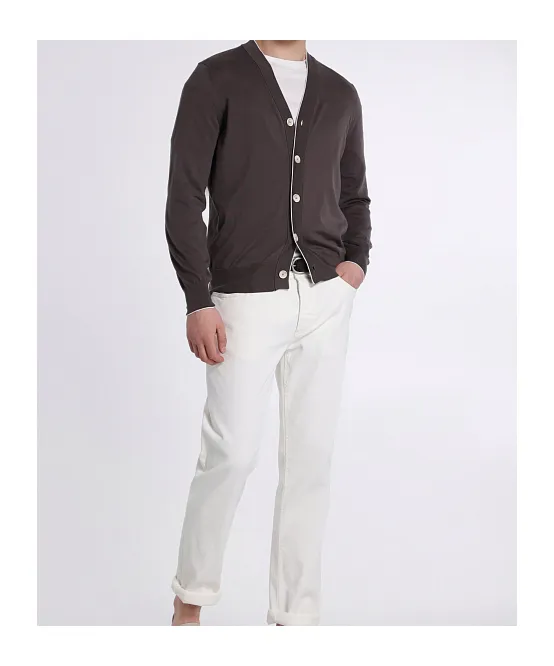 V-Neck Long-Sleeved Sweater