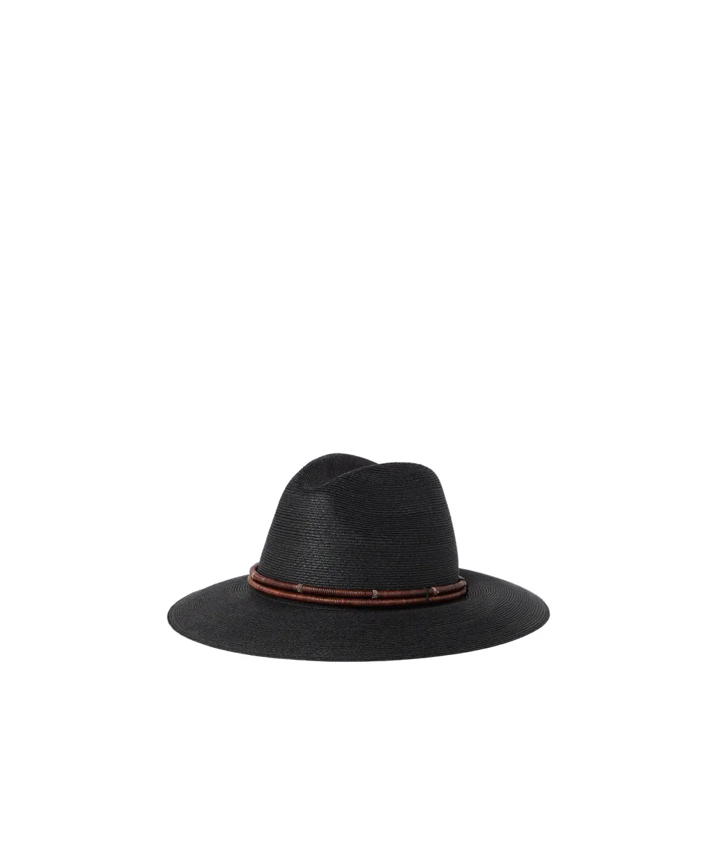 Embellished Wide-Brim Fedora