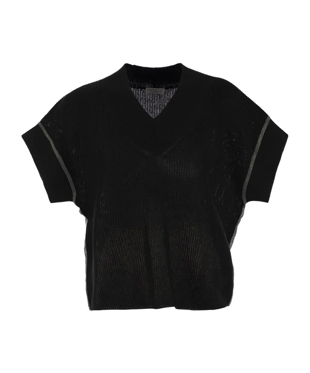 English Rib-Knit T-Shirt