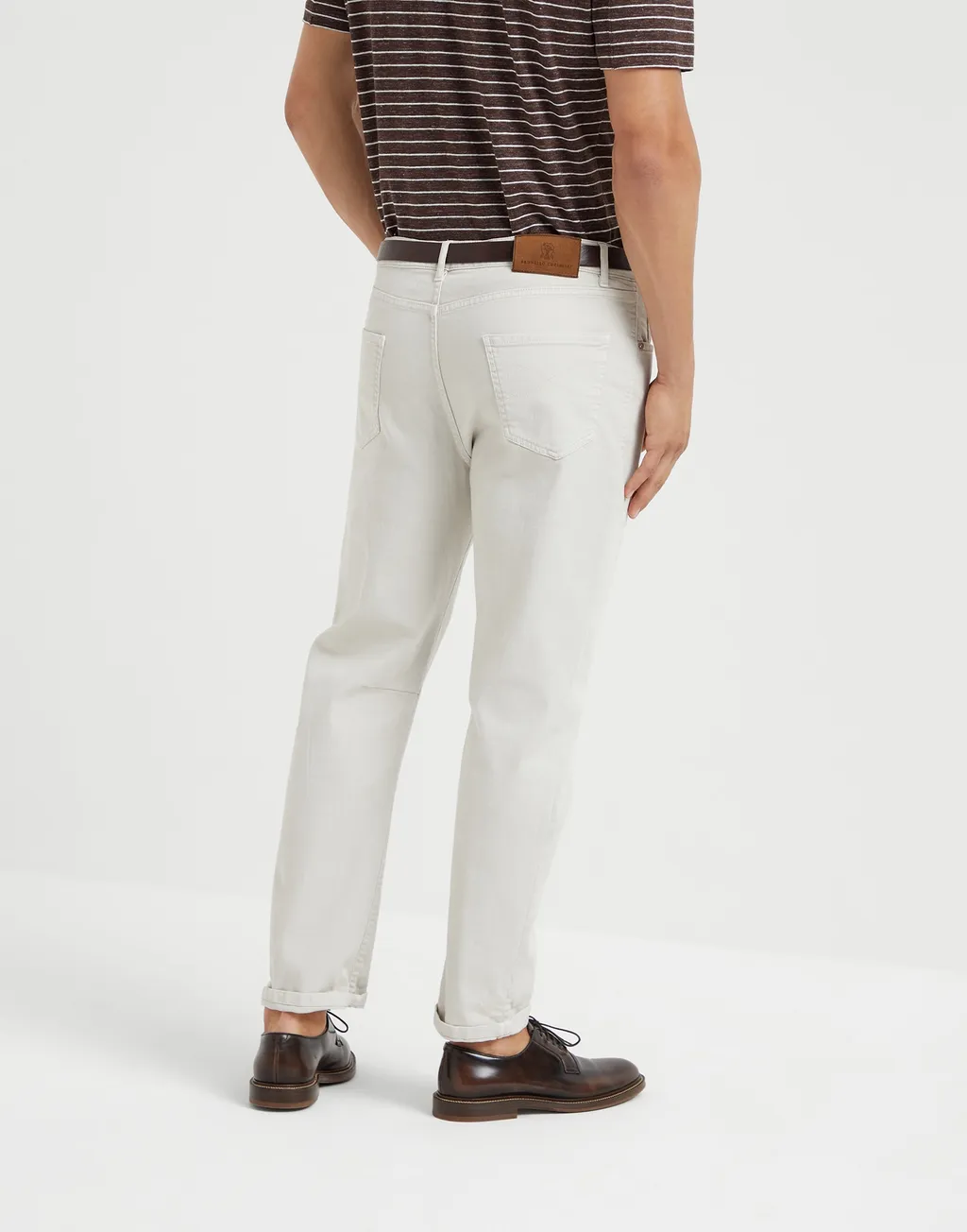 Logo-Patch Straight Leg Jeans