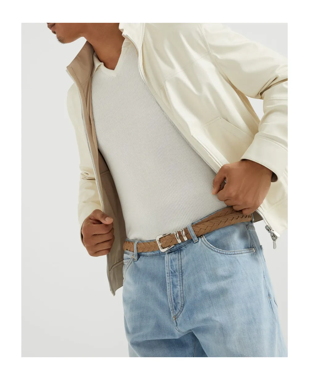 Zip-Up Reversible Bomber Jacket