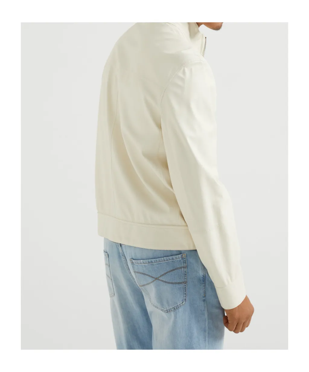 Zip-Up Reversible Bomber Jacket