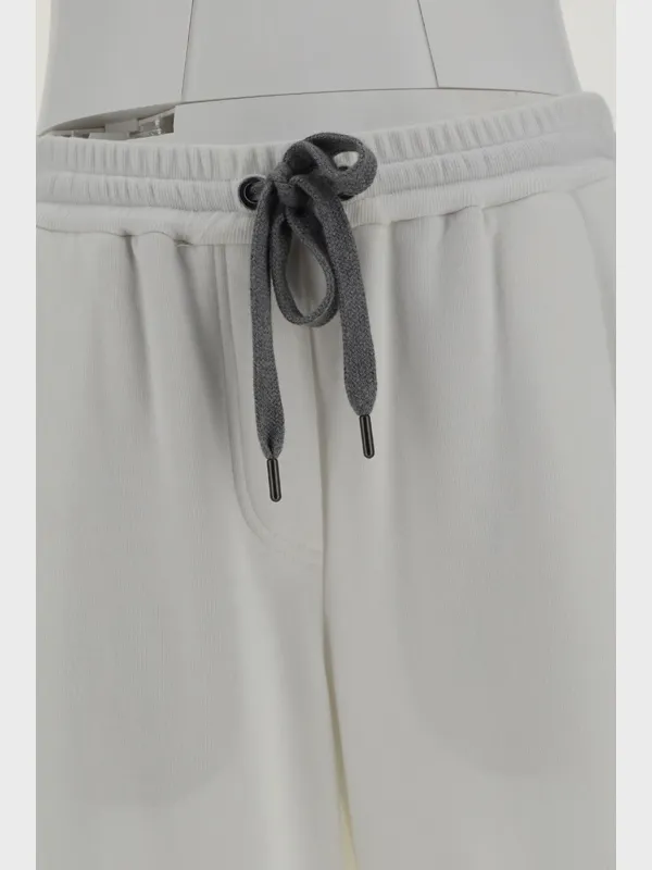 Drawstring Wide-Leg Trousers