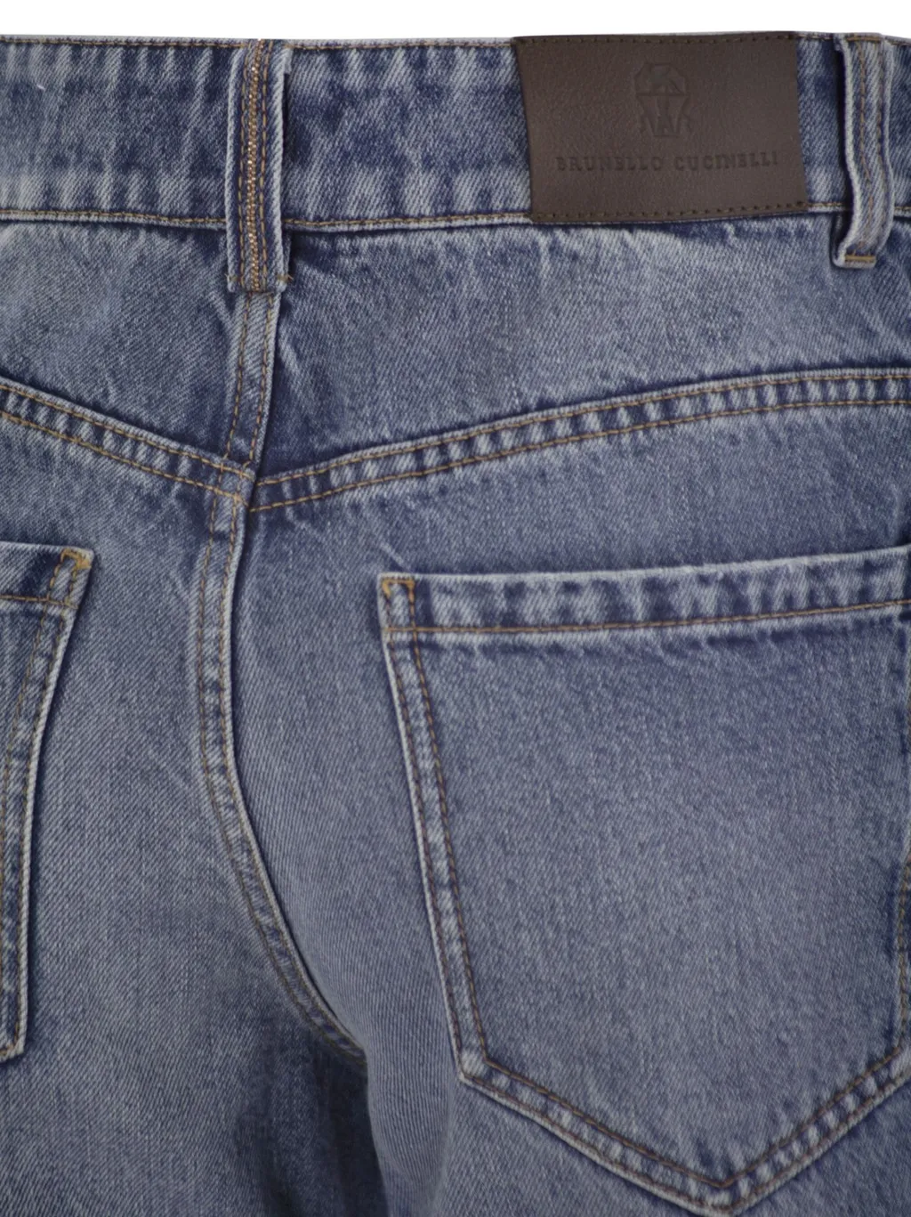 High-Waist Straight-Leg Jeans