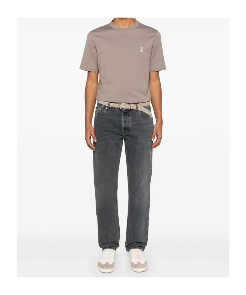 Logo Printed Crewneck T-Shirt