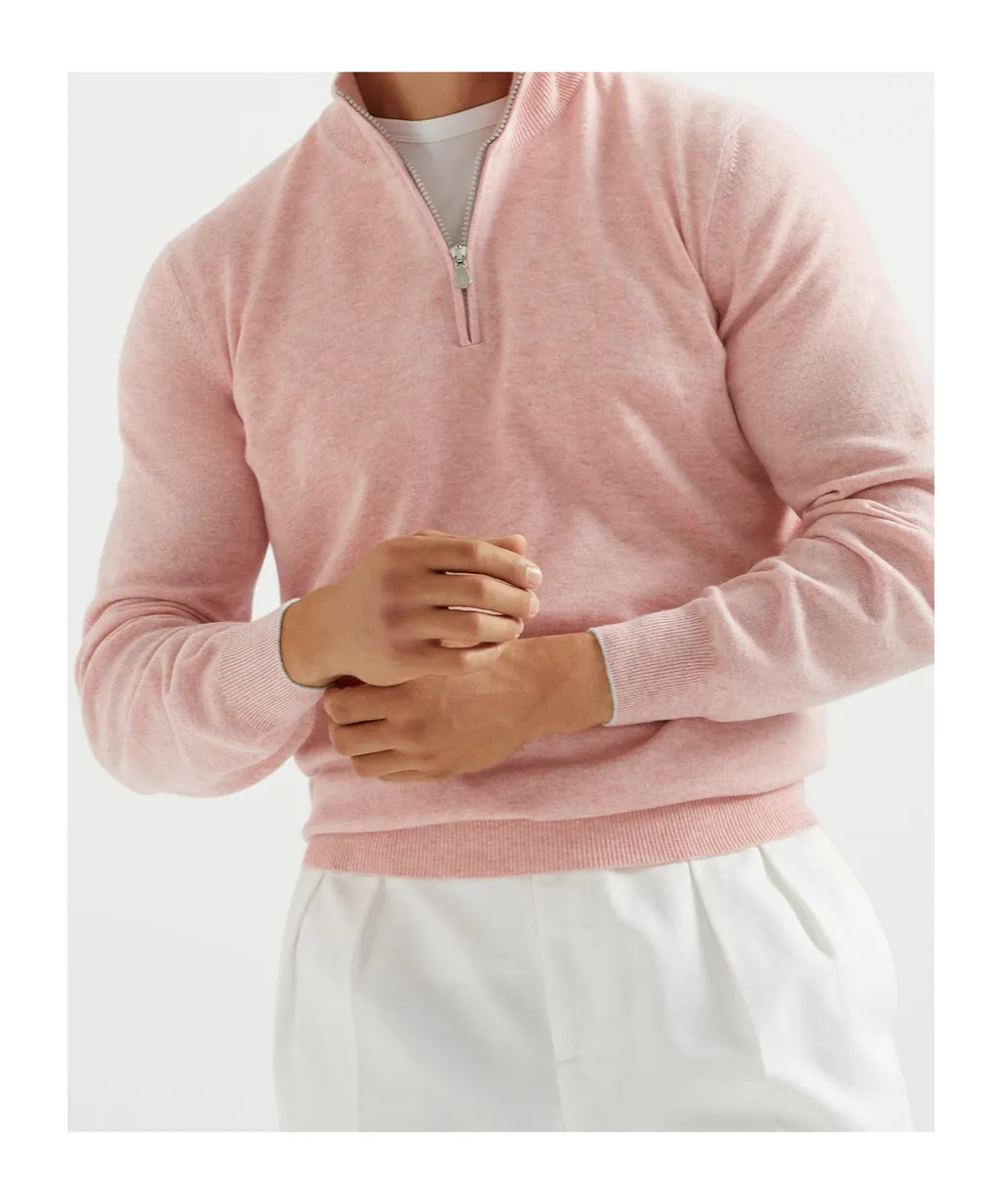 High-Neck Long Sleeved Sweater