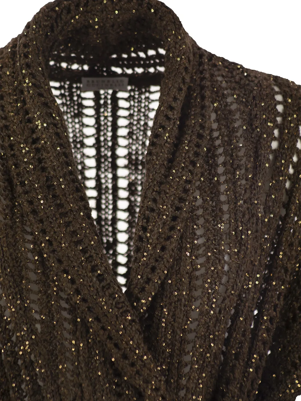 Tied-Waist Knitted Cardigan