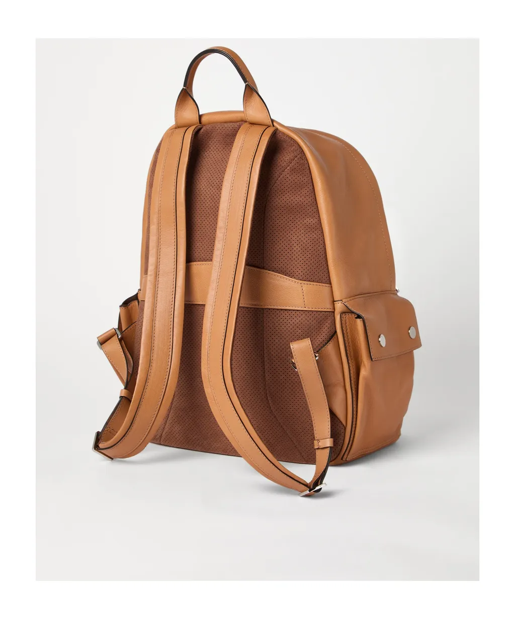 Logo-Printed Zipped Backpack