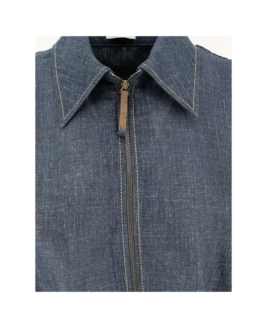 Bow-Detailed Denim Dress