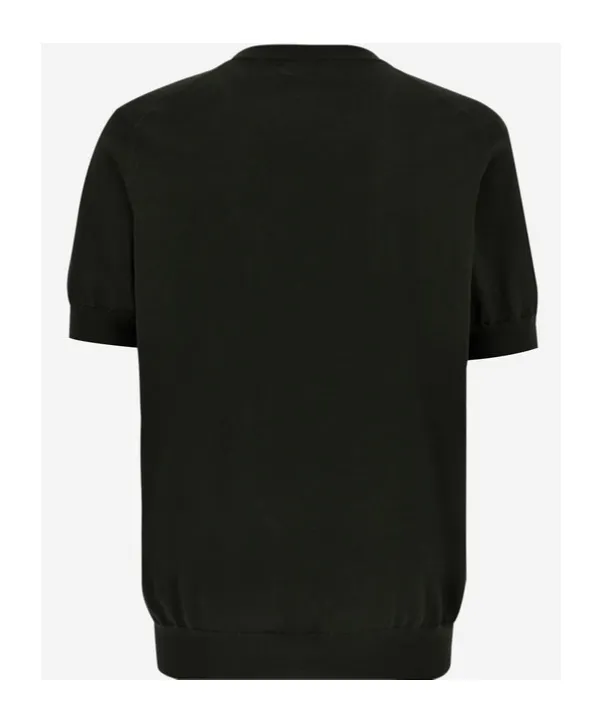 Short Sleeved Ribbed Jumper