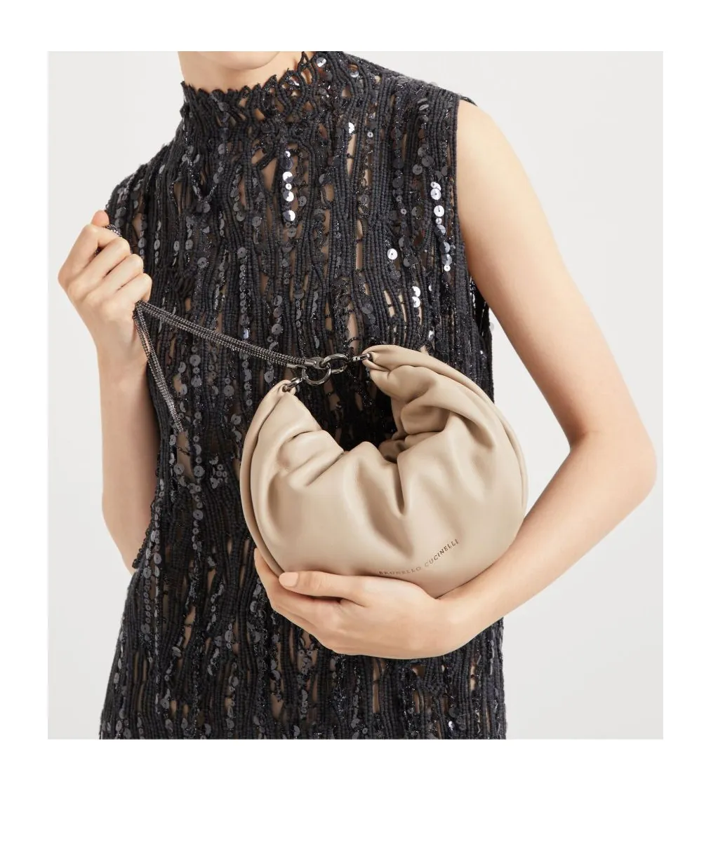 Chain-Linked Shoulder Bag