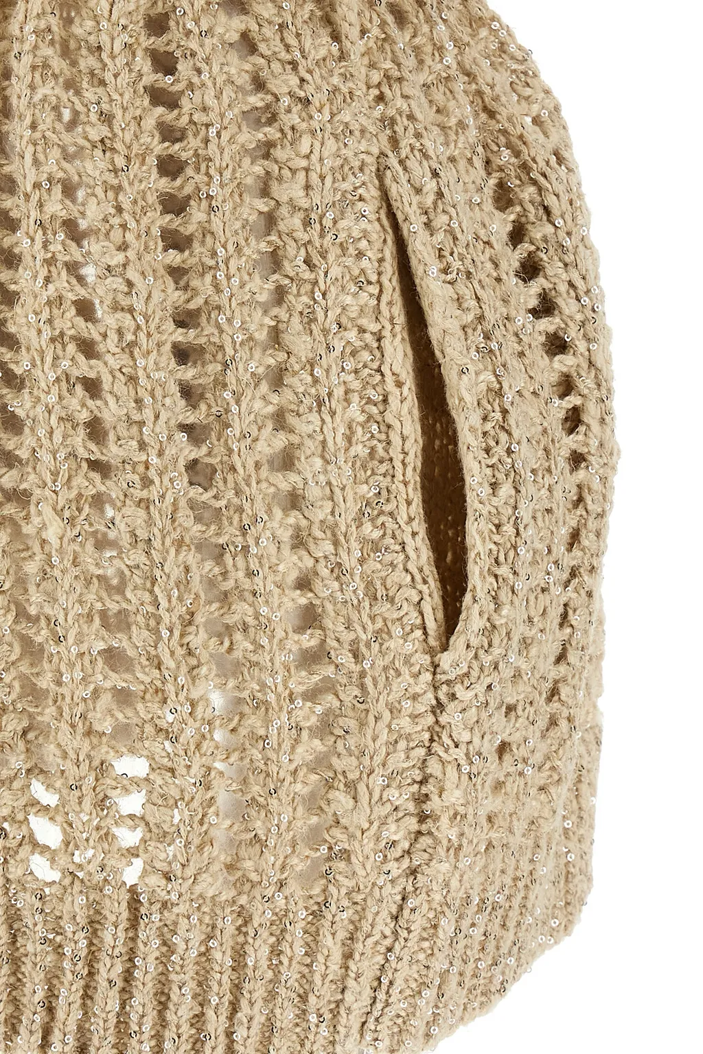 Tied-Waist Knitted Cardigan