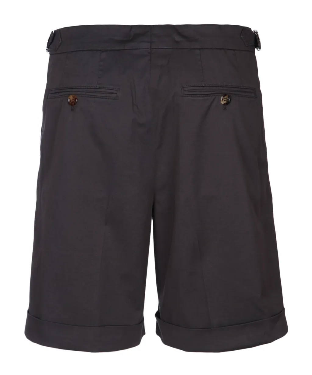 Garment-Dyed Gabardine Bermuda Shorts