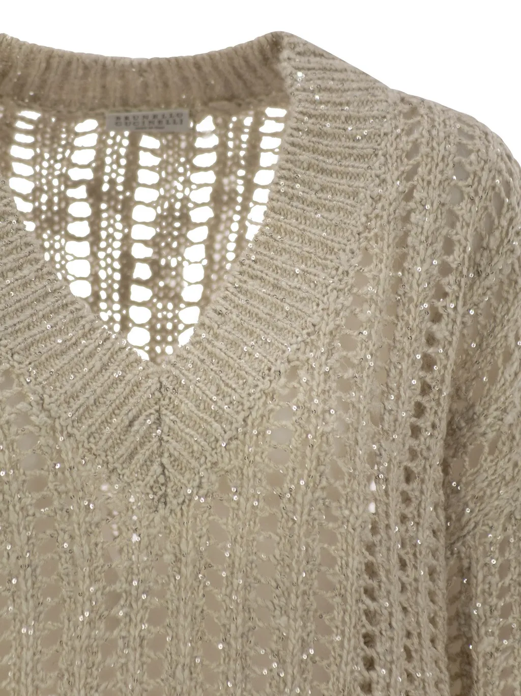 V-Neck Drop Shoulder Jumper