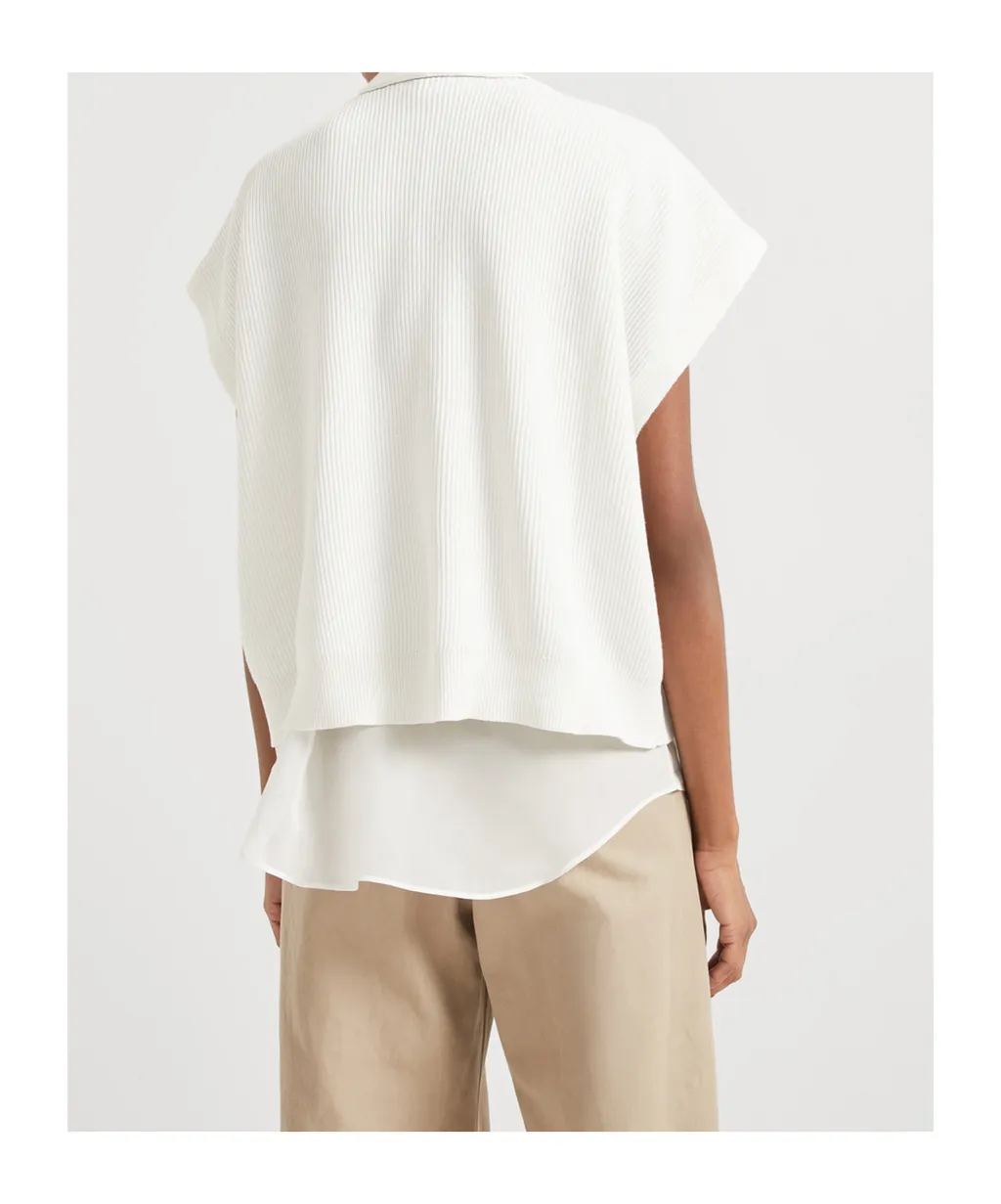 Layered Knit Cardigan