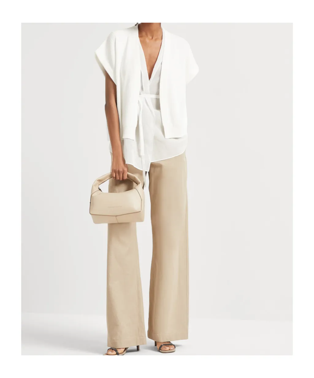 Layered Knit Cardigan