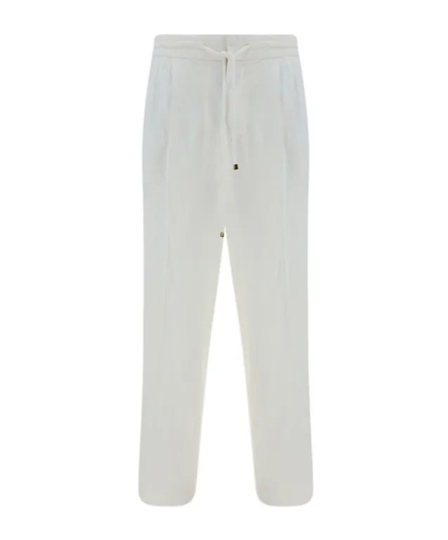 Drawstring Elastic Waist Pants