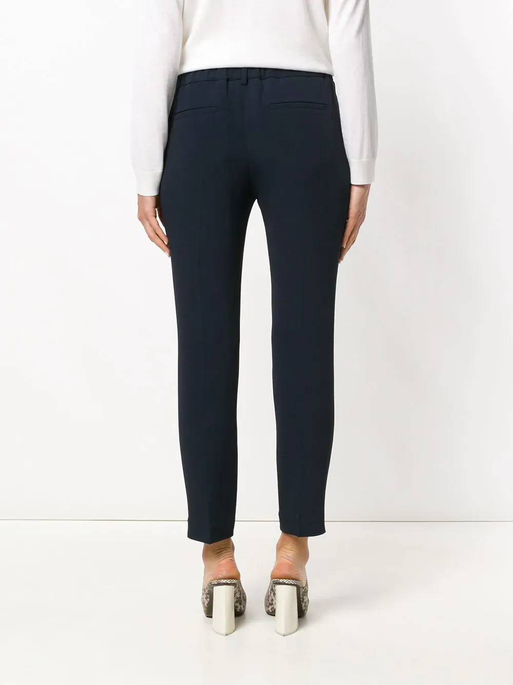 Tapered Cropped Trousers