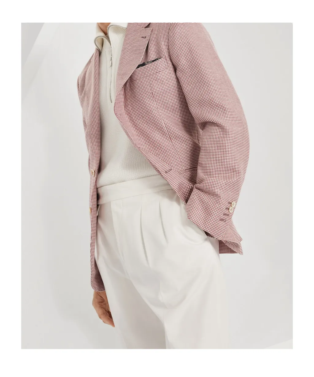 Houndstooth Deconstructed Blazer