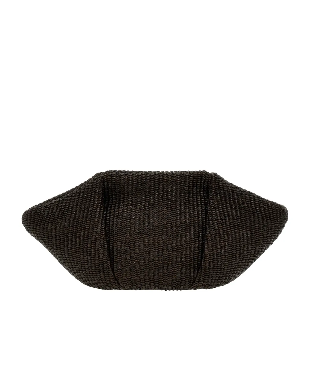 Woven Strapped Clutch Bag