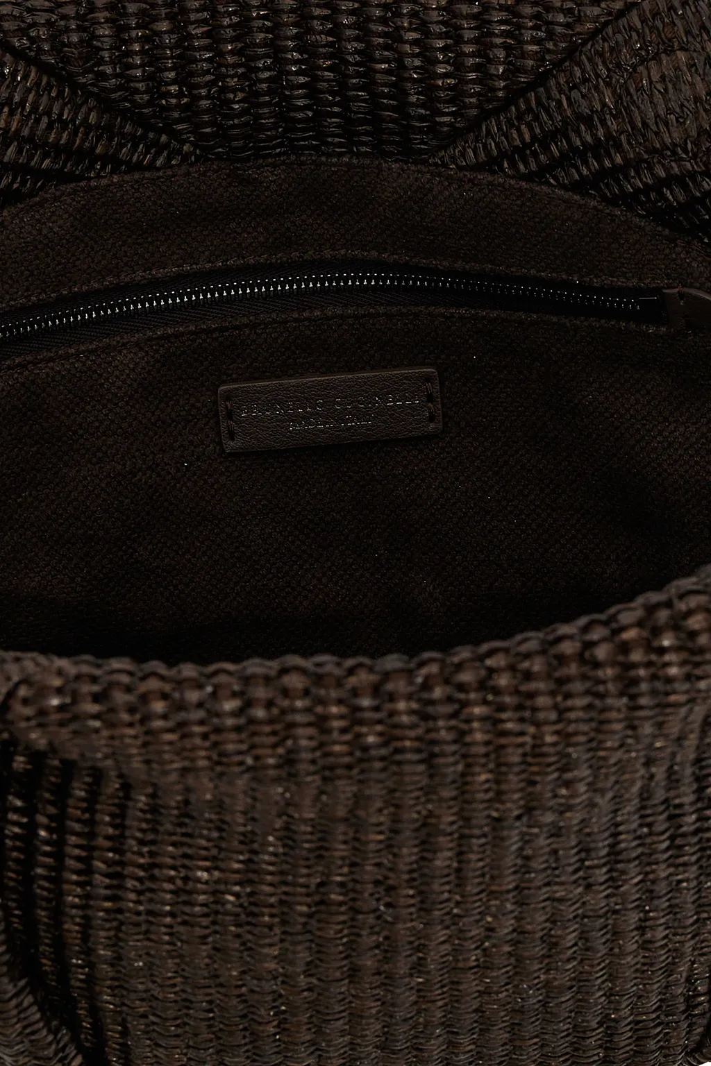 Woven Strapped Clutch Bag