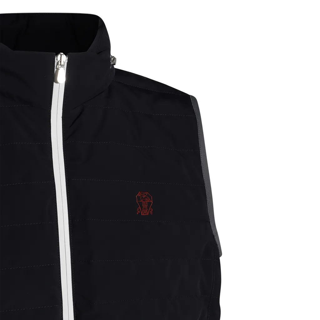 Quilted Zipped Gilet